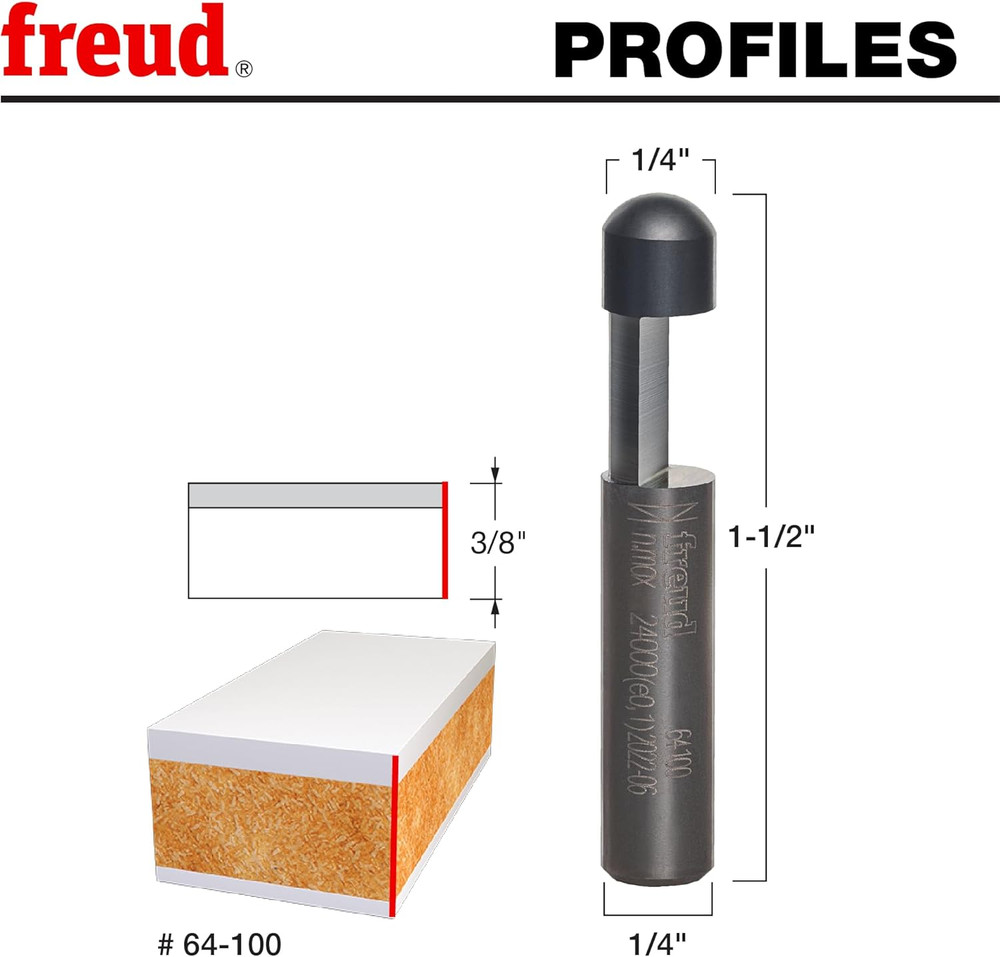 Solid Carbide Flush Trim Bit for Fast Plastic Laminate Trimming - Self-Piloting
