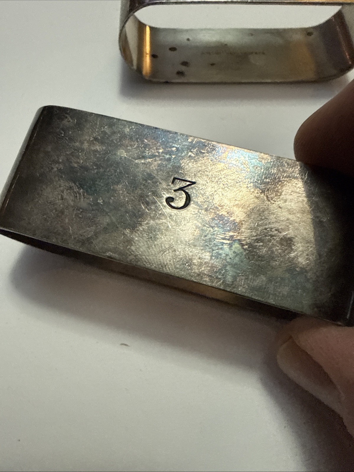 Rare Lot Of 7 INTERNATIONAL SILVER CO. USSB (US SHIPPING BOARD) NAPKIN RINGS