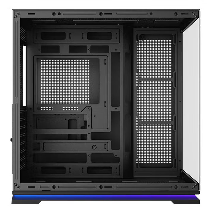 SAMA Image Fly Light Black Case - Hidden LED Strips, Back-Insert Motherboard
