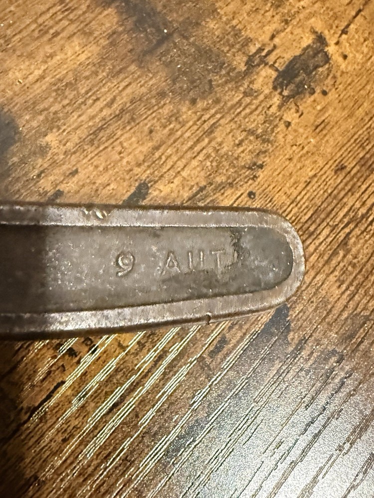 Vintage 9" Auto Monkey Adjustable Wrench Smooth Jaw