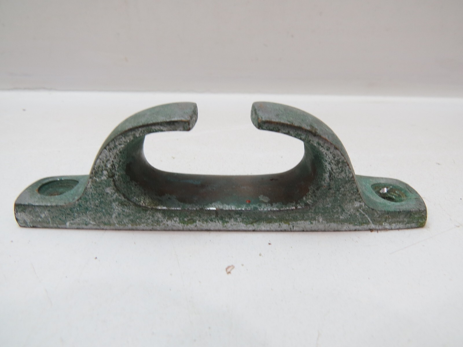 D2C586C 5 Inch Chrome Over Bronze Boat Chock Fairlead Marine