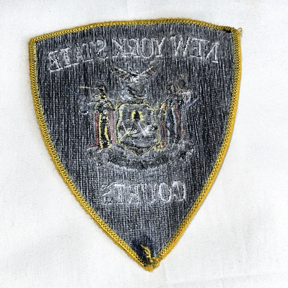 New York State Courts Patch Uniform Employee Embroidered Excelsior