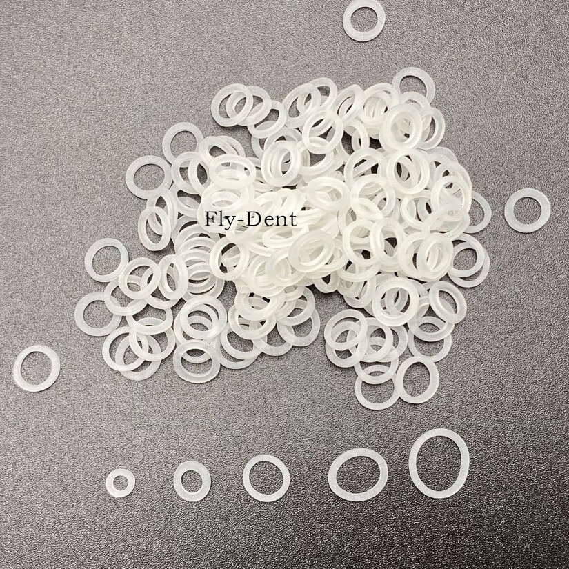 100Pcs Rubber Bands Dental Orthodontic Elastics Latex Braces 2.5/3.5/4.5/6.5OZ