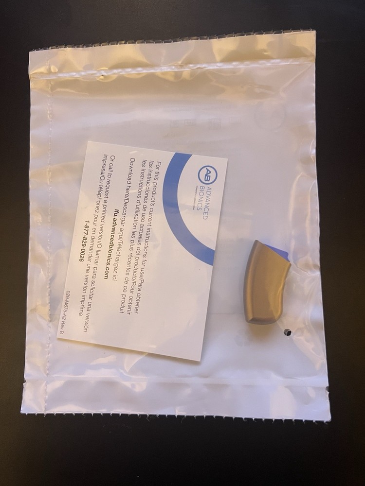 Advanced Bionics M Battery Medium Sand Beige - New/Unopened