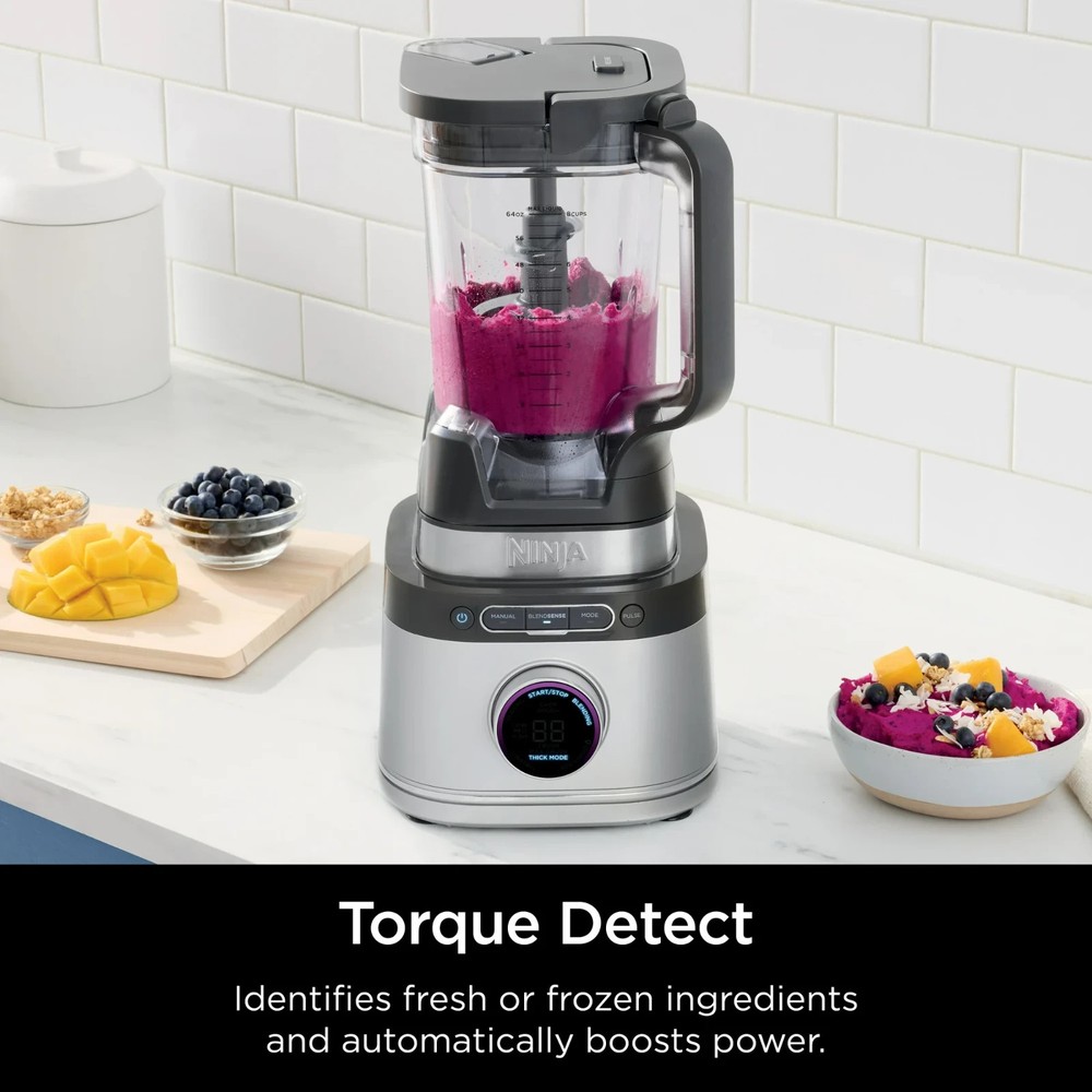 Ninja Detect Kitchen System 72-Oz Blender, 3 Speeds, Blend, Crush, Chop, Smoothi
