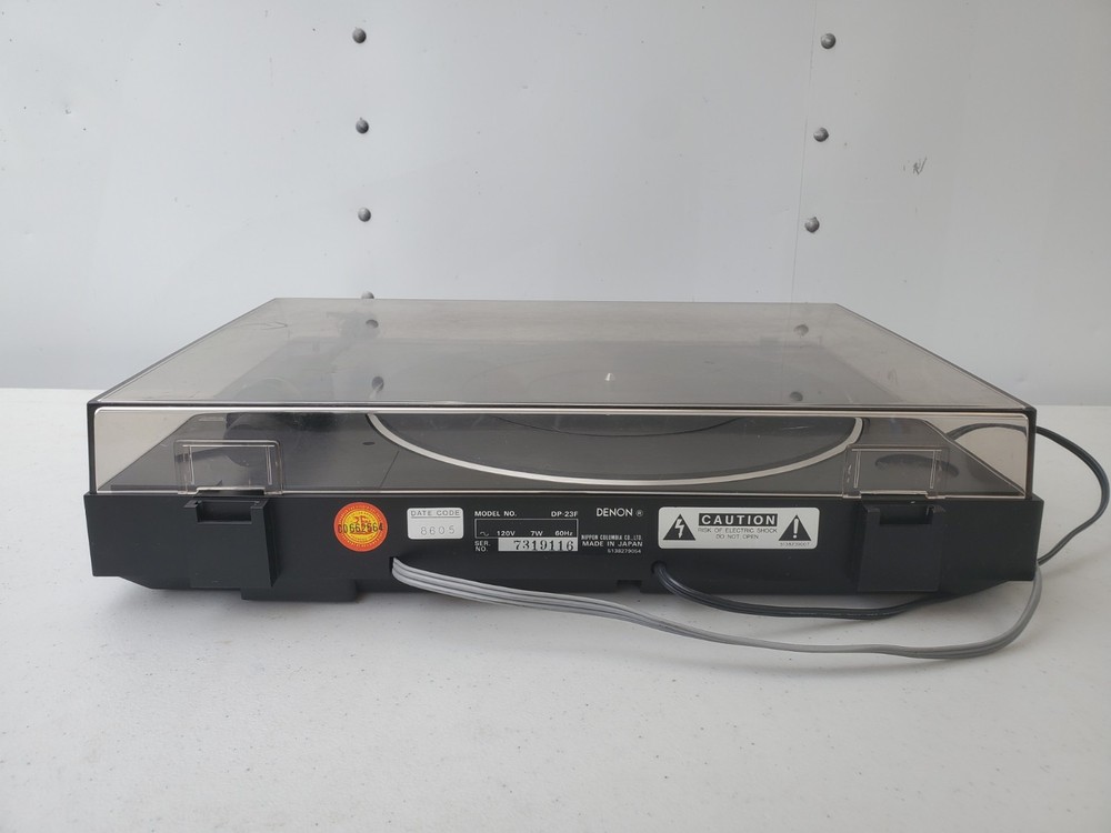 Denon Turntable Quartz DP-23F Micro Processor Fully Automatic Turntable System