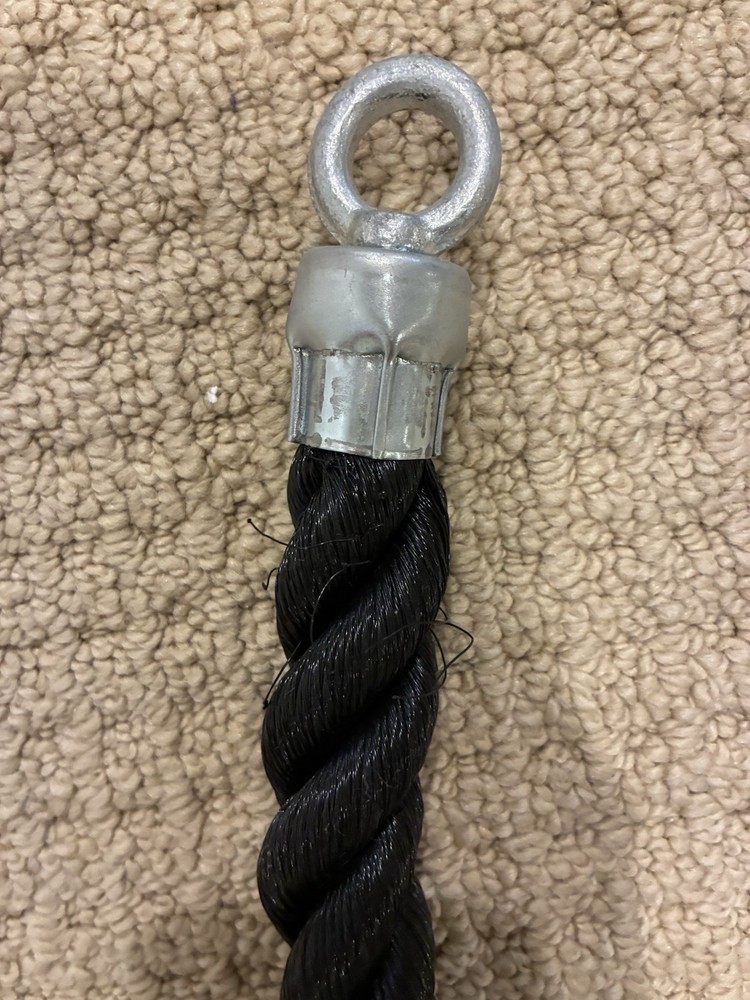 Single Grip Triceps Rope Pulldown Cable Attachment 14 Inch