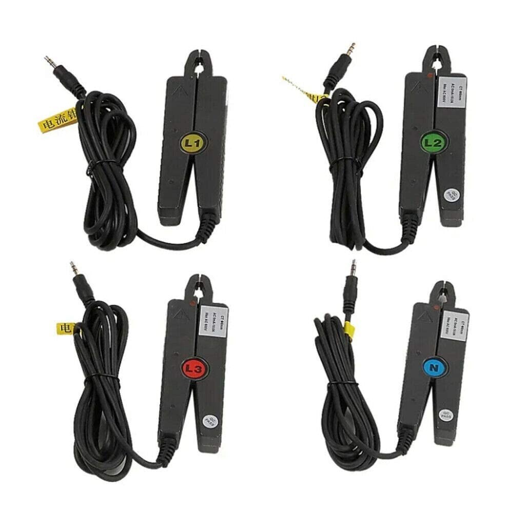 3 Phase Power Quality Analyzer Meter with Current Clamp Range 10mA to 10.0A