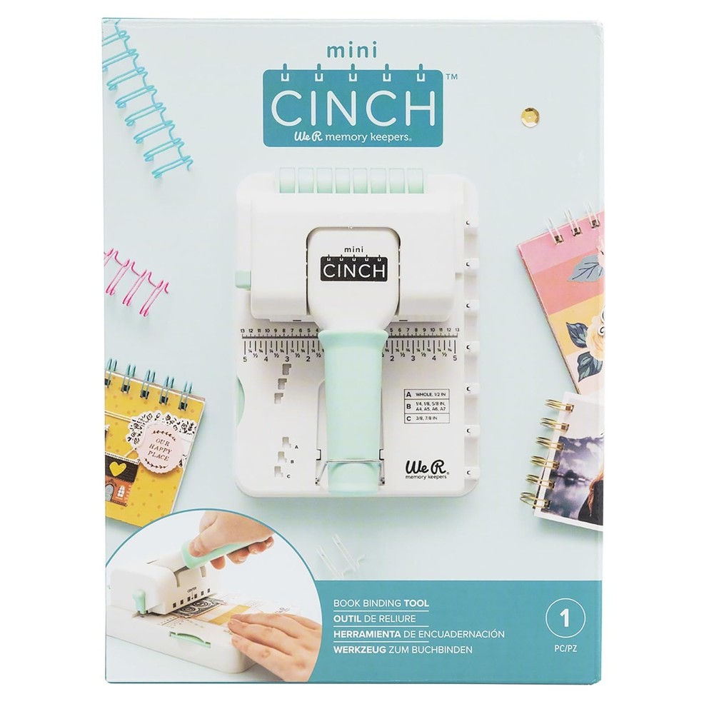 We R Memory Keepers Mini Cinch Bookbinding Machine - Craft Tool Compatible