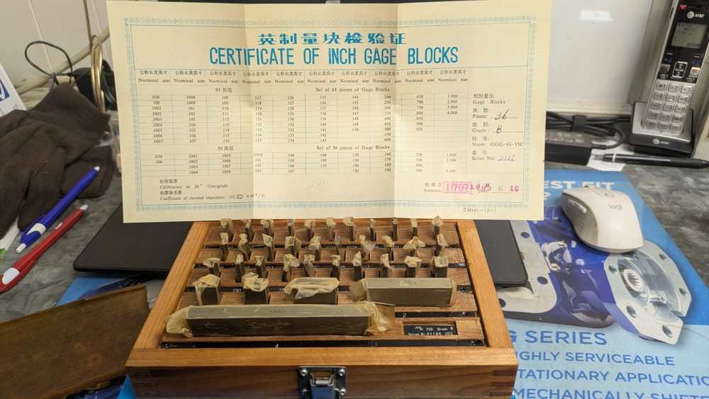 36 Piece Gauge Block Set