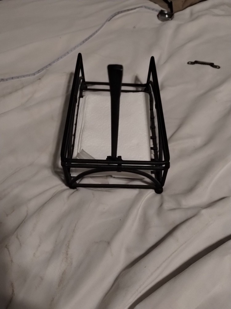 Rustic Metal Napkin Holder