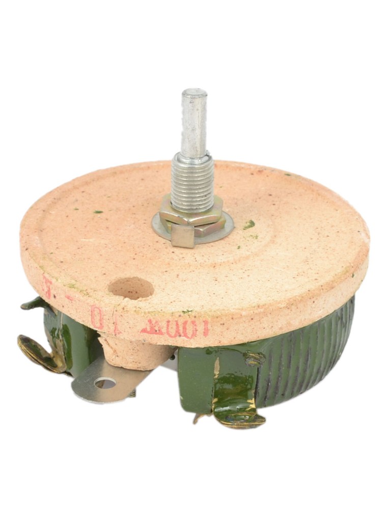 Ceramic Tray Wire Wound Variable Resistor Rheostat 100W 10Ohm