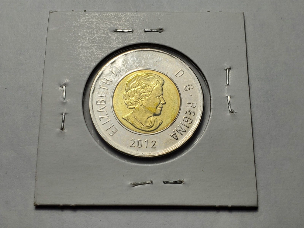 2012 CANADA PL Two Dollar Security Toonie Coin T147