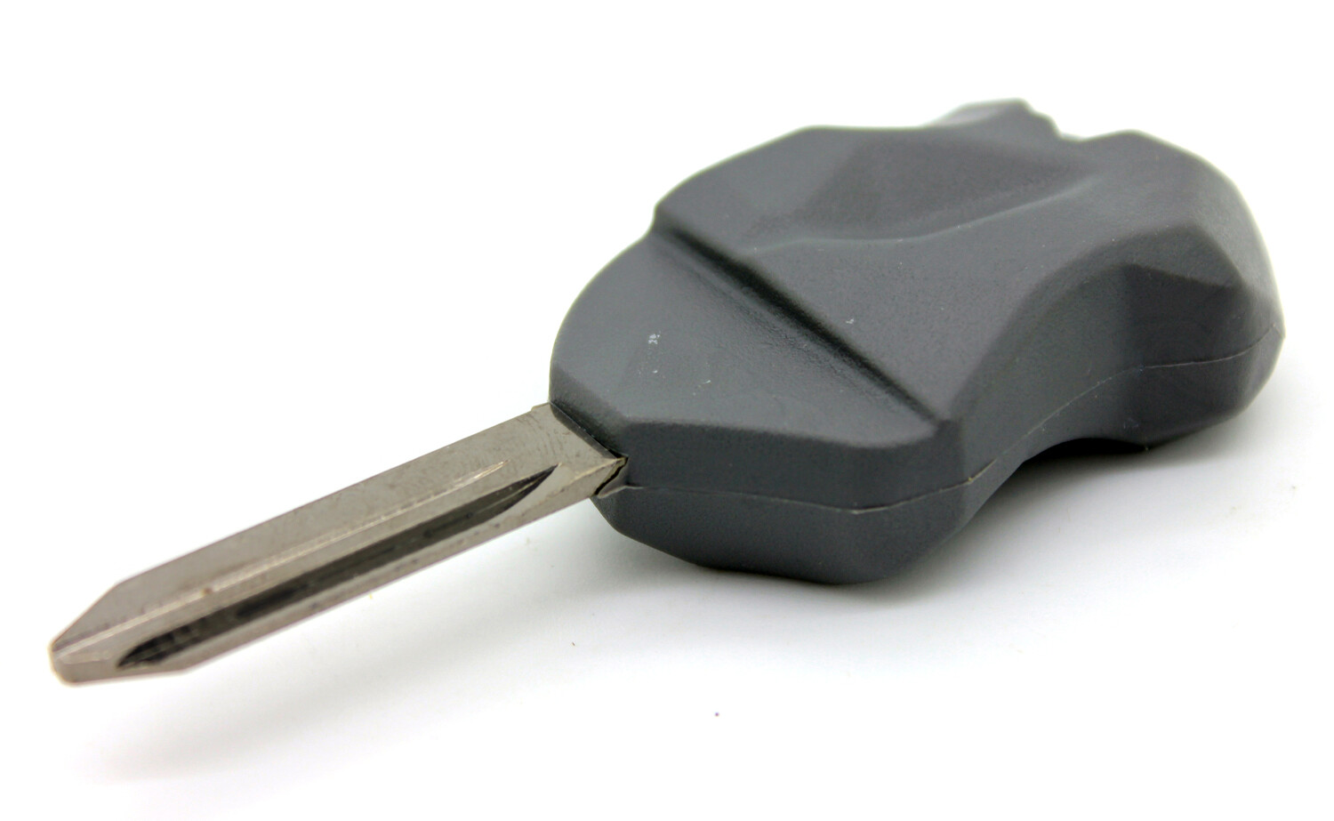 NEW Jeep Dark Gray "The Rock" Transponder Ignition Lock Key / Fits Listed w/Chip