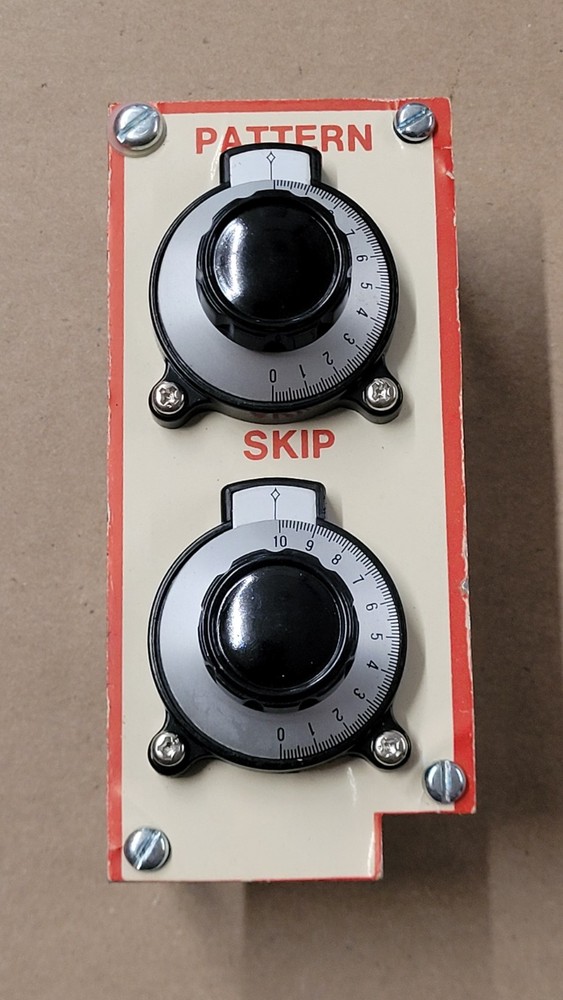 NOS Industrial Pattern / Skip Module With Potentiometers