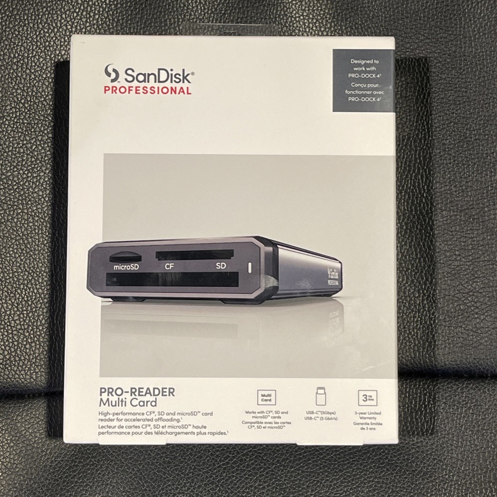 SanDisk Professional PRO READER Multi Card Reader FAST Speed *BRAND NEW / SEALED