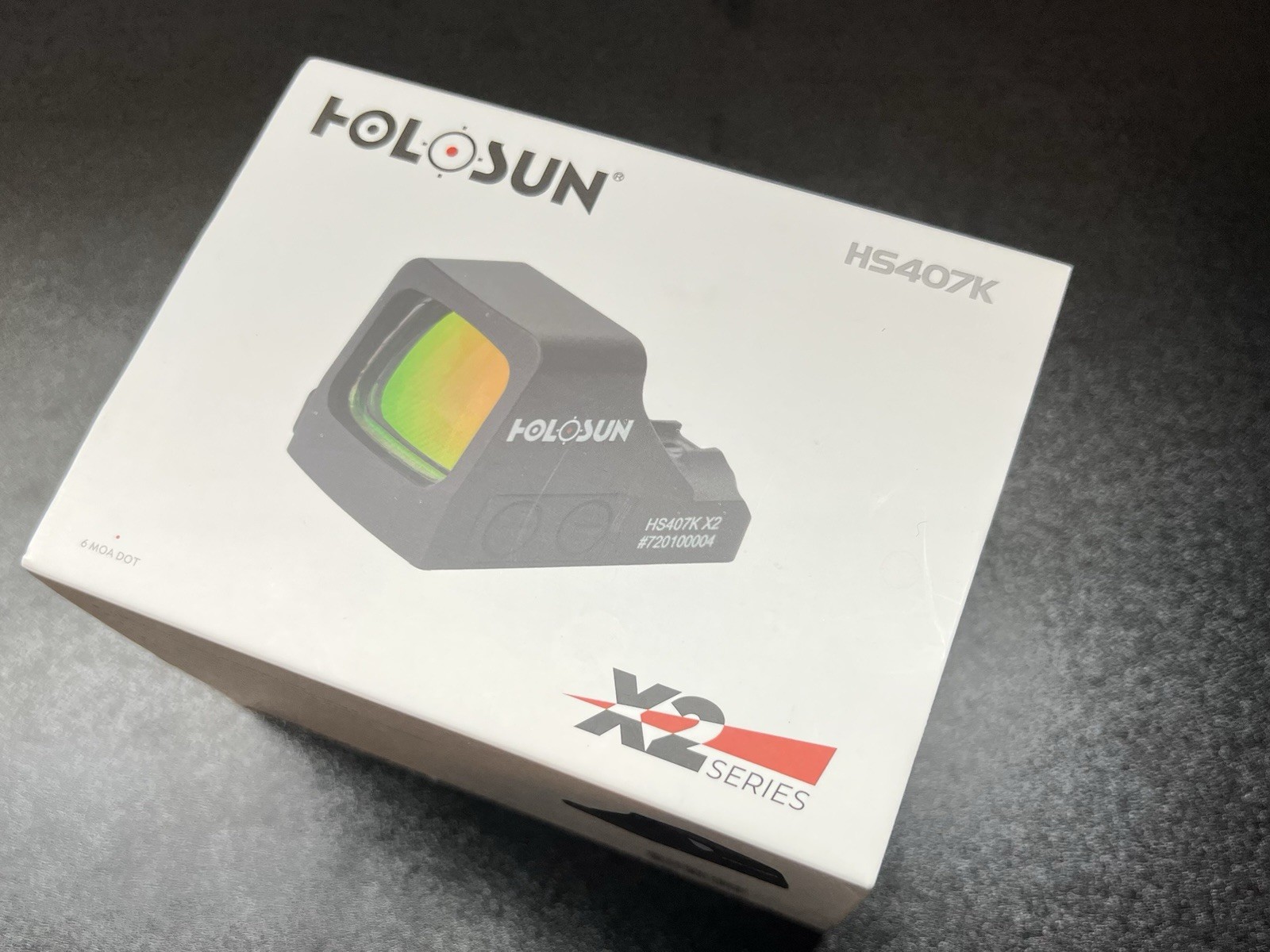 HOLOSUN HS407K-X2 Red Dot Sight - Black