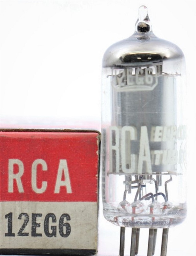 12EG6 TUBE RCA TESTED & BOXED VINTAGE COMMERCIAL SURPLUS