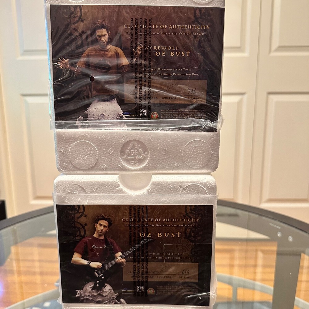 Buffy the Vampire Slayer Oz & Werewolf Oz Bust Set (PLEASE READ)
