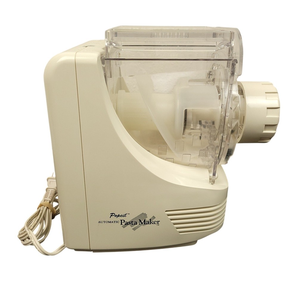 Ronco Popeil P400 Automatic Pasta Maker Machine Electric Noodle Maker White