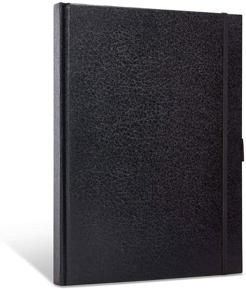 625 Black Hardcover 8.5" X 11" SKETCHBOOK JOURNAL, Perfect Bound, for Wet & Dry