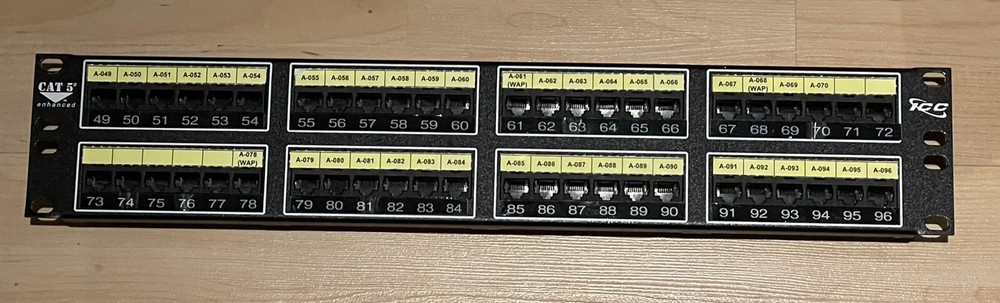 ICC Enhanced CAT5e 48-Port Patch Panel
