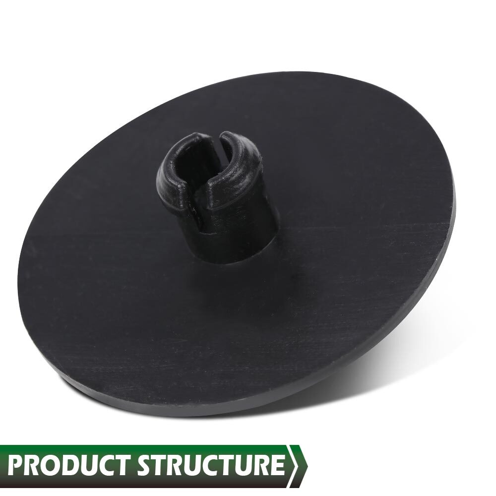 12pcs 2" Leaf Spring End Tip Pad Anti Squeak Insert Cushion Plastic Silencer