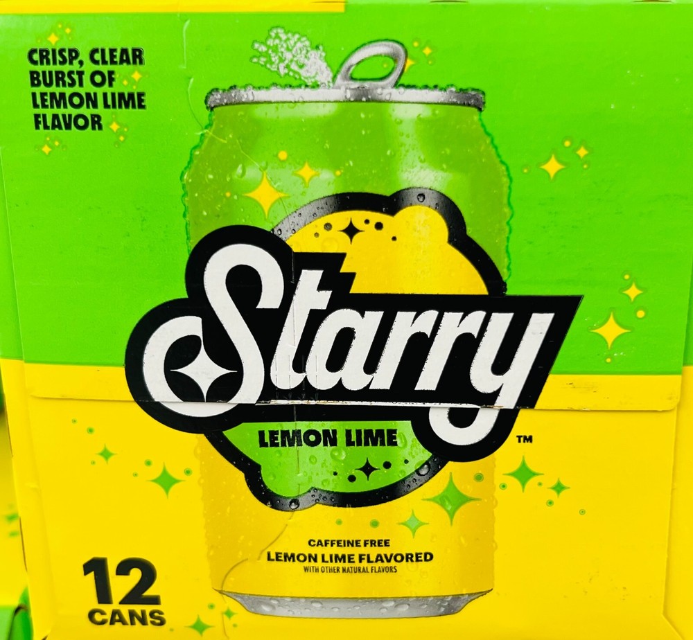 Starry Lemon Lime Soda 12 pack