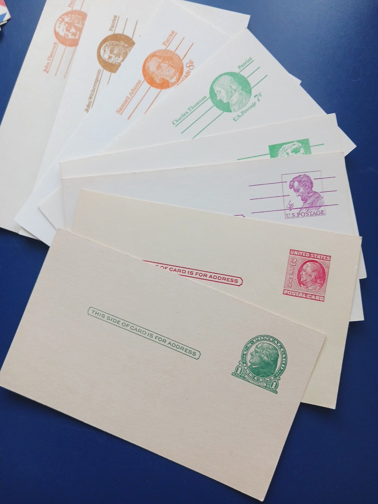 VINTAGE US POSTAL CARDS