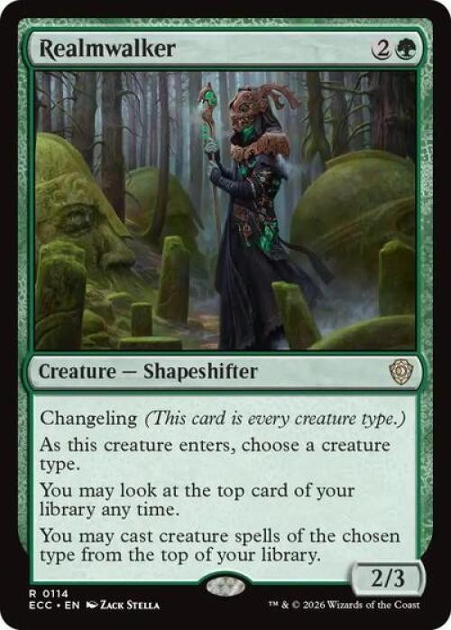 ~ Realmwalker ~ NM ~ Commander: Lorwyn Eclipsed ~ MTG ~