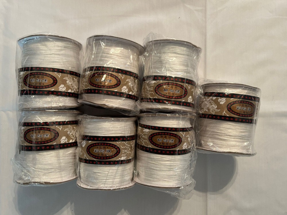 7 Spools Crochet Thread - White