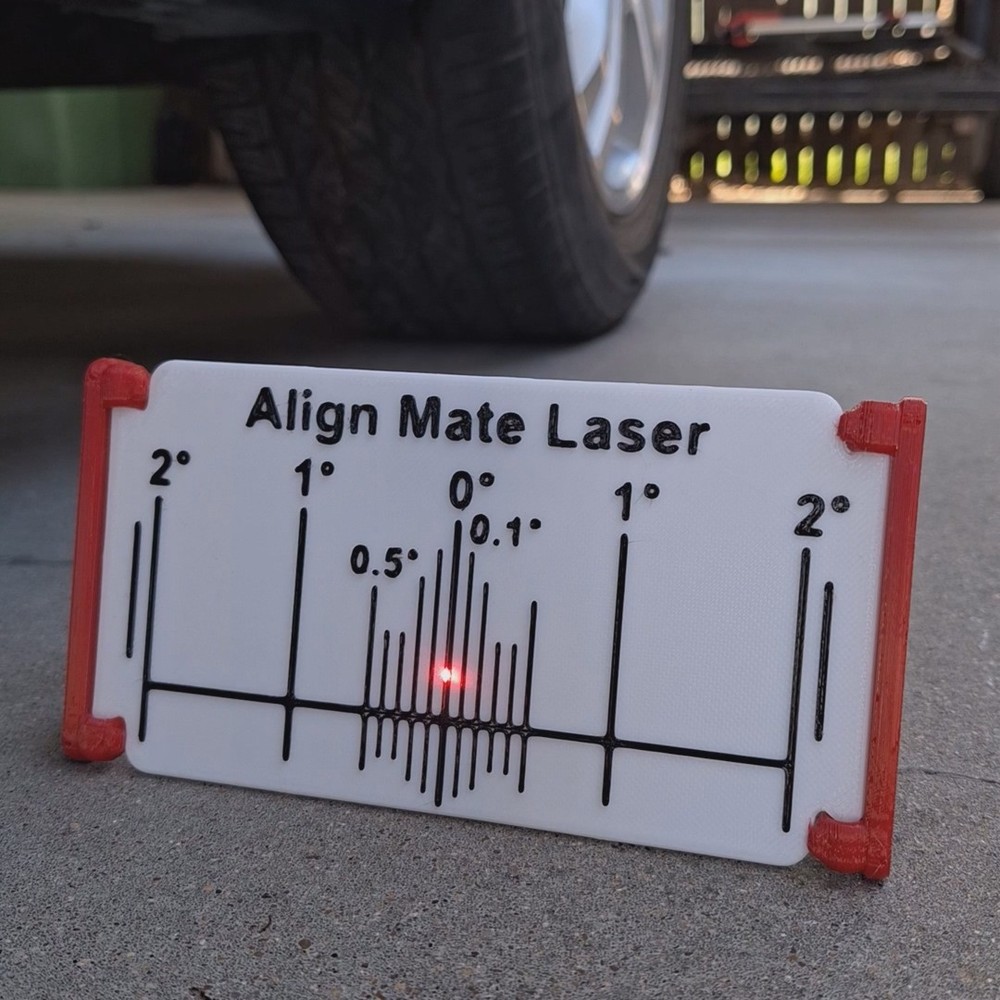 Precision Laser Toe Wheel Alignment Tool – DIY, Portable, Real-Time Feedback