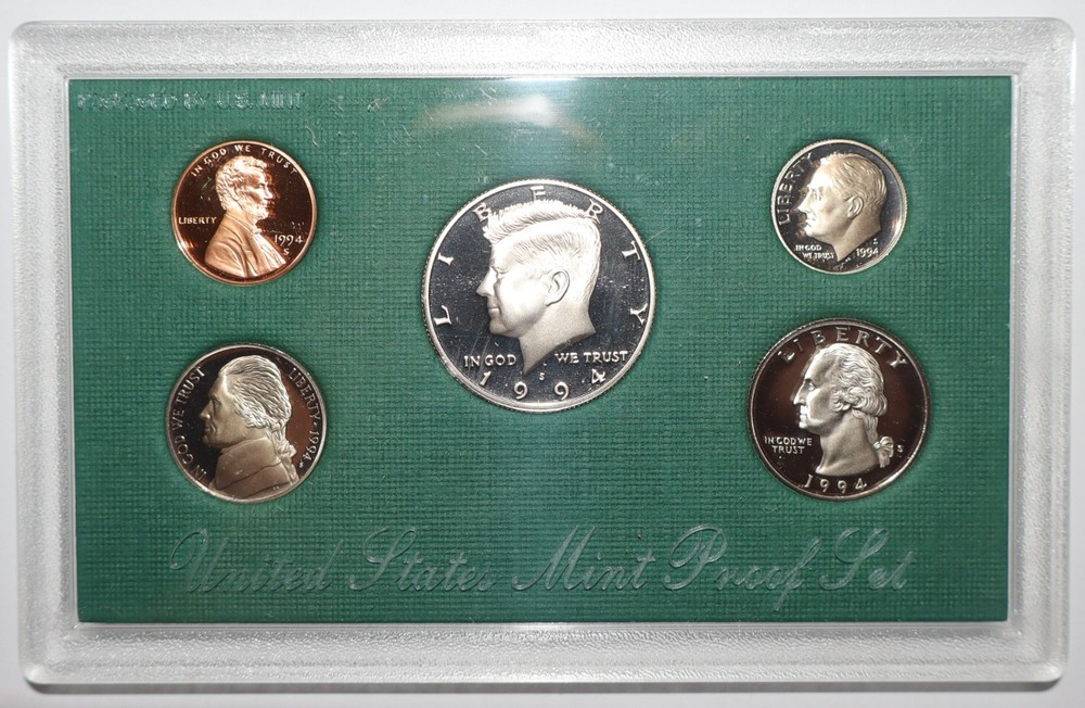 7 U.S. Mint Proof Sets 1994 (1), 1990 (3), 1992 (3)
