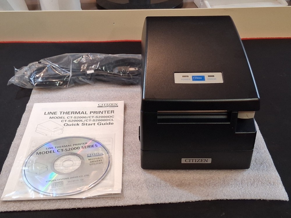 CITIZEN CT-S2000UBU-BK THERMAL POS USB RECEIPT PRINTER