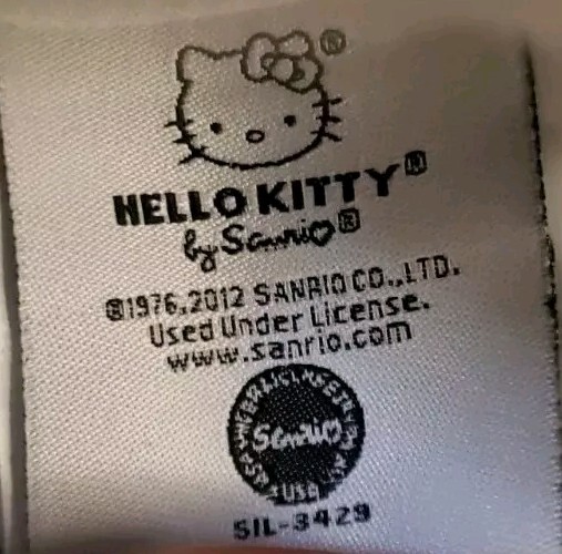 Hello Kitty Backpack Sanrio Plush Pink 12" Red 2012
