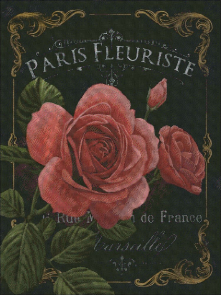 Small Botanical III - DIY Chart Counted Cross Stitch Patterns Needlework 14 ct