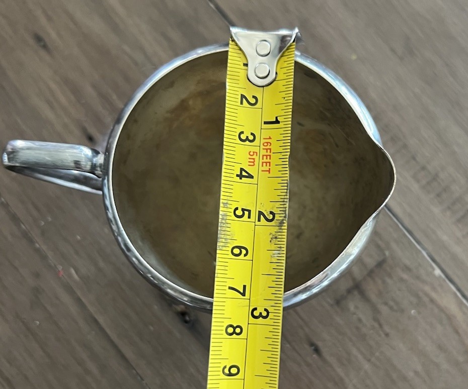 Vintage Silver-Plated Creamer Cup