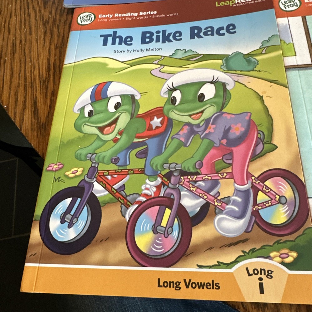 10 LeapFrog LeapReader Interactive Books Long & Short Vowels Reading Phonics