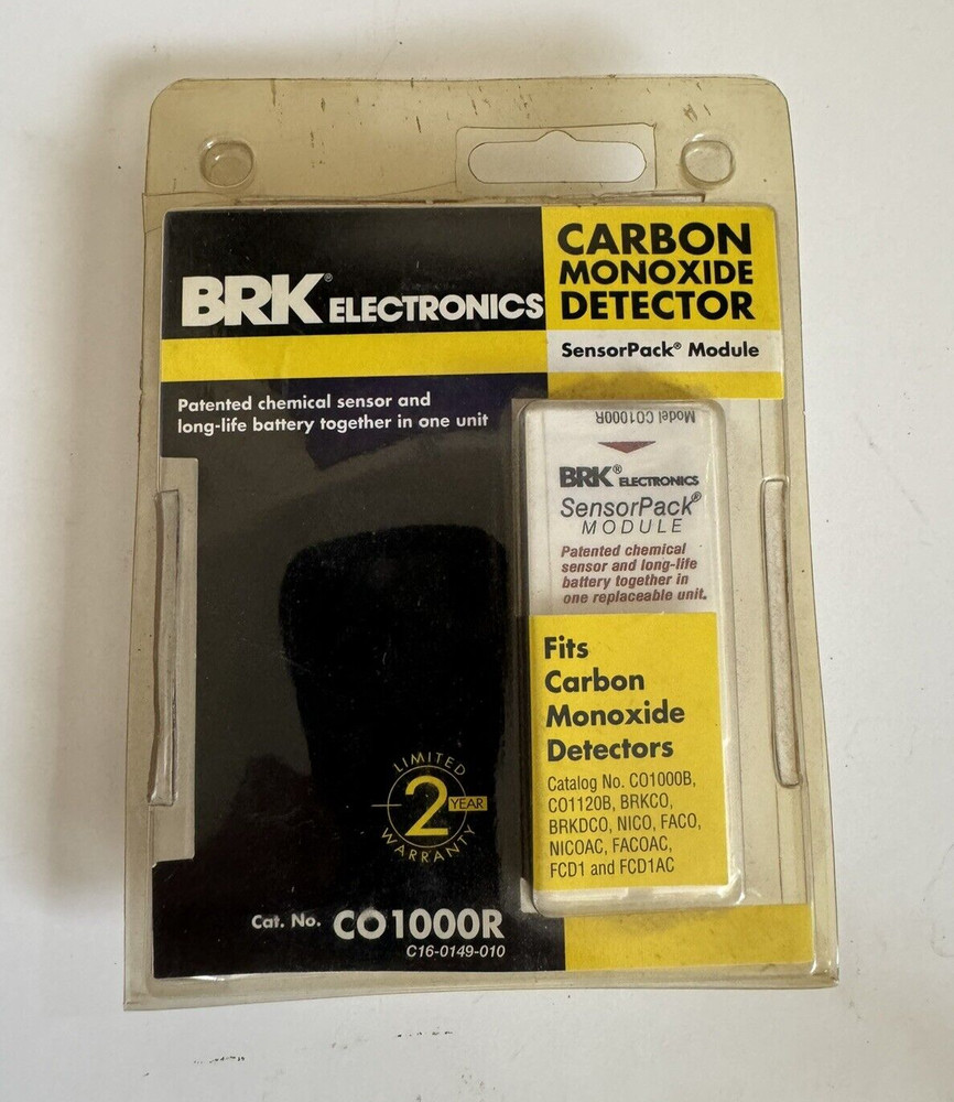 BRK CO1000R Carbon Monoxide CO2 Detector Sensor Pack Module