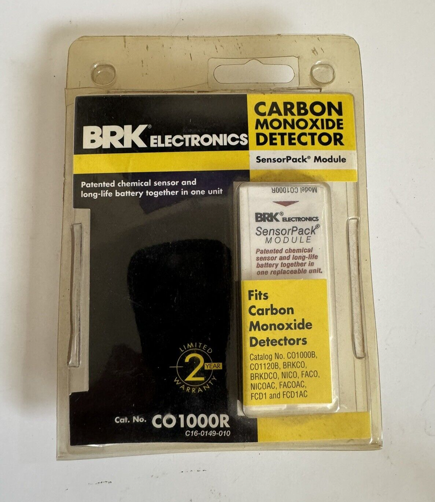 BRK CO1000R Carbon Monoxide CO2 Detector Sensor Pack Module