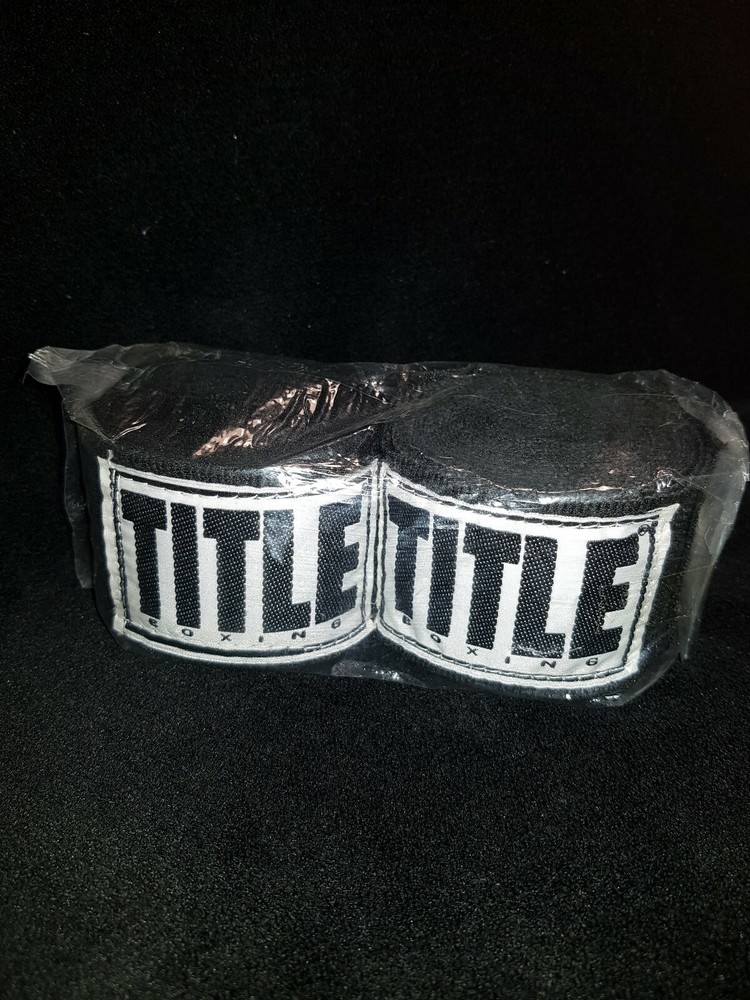Title Boxing Mexican Style Handwraps-Black