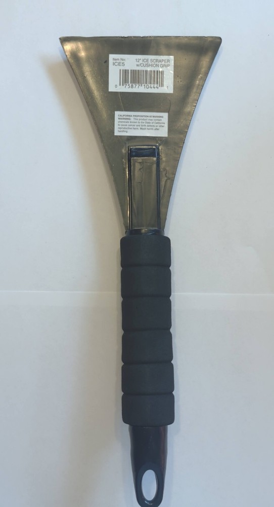 12" Ice Scraper With Cushion Grip