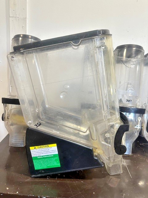 LOT OF 5 TRADE FIXTURES 618/624 COMMERCIAL BULK FOOD GRAVITY BIN DISPENSERS