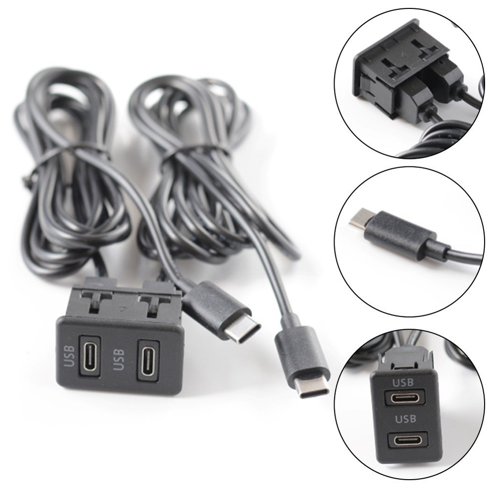 Avoid Clutter Efficiently Use Space with 145cm Type C Interface Socket