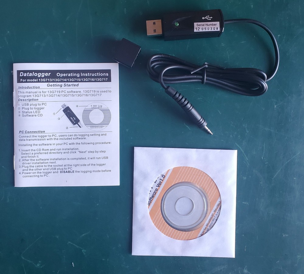 13G719 USB Interface Cable and Windows Software