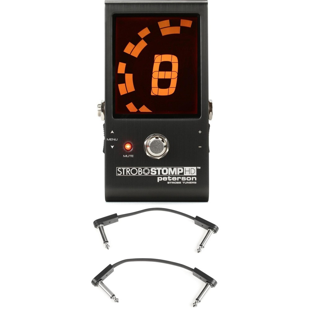 Peterson StroboStomp HD Pedal Tuner with EBS Patch Cables
