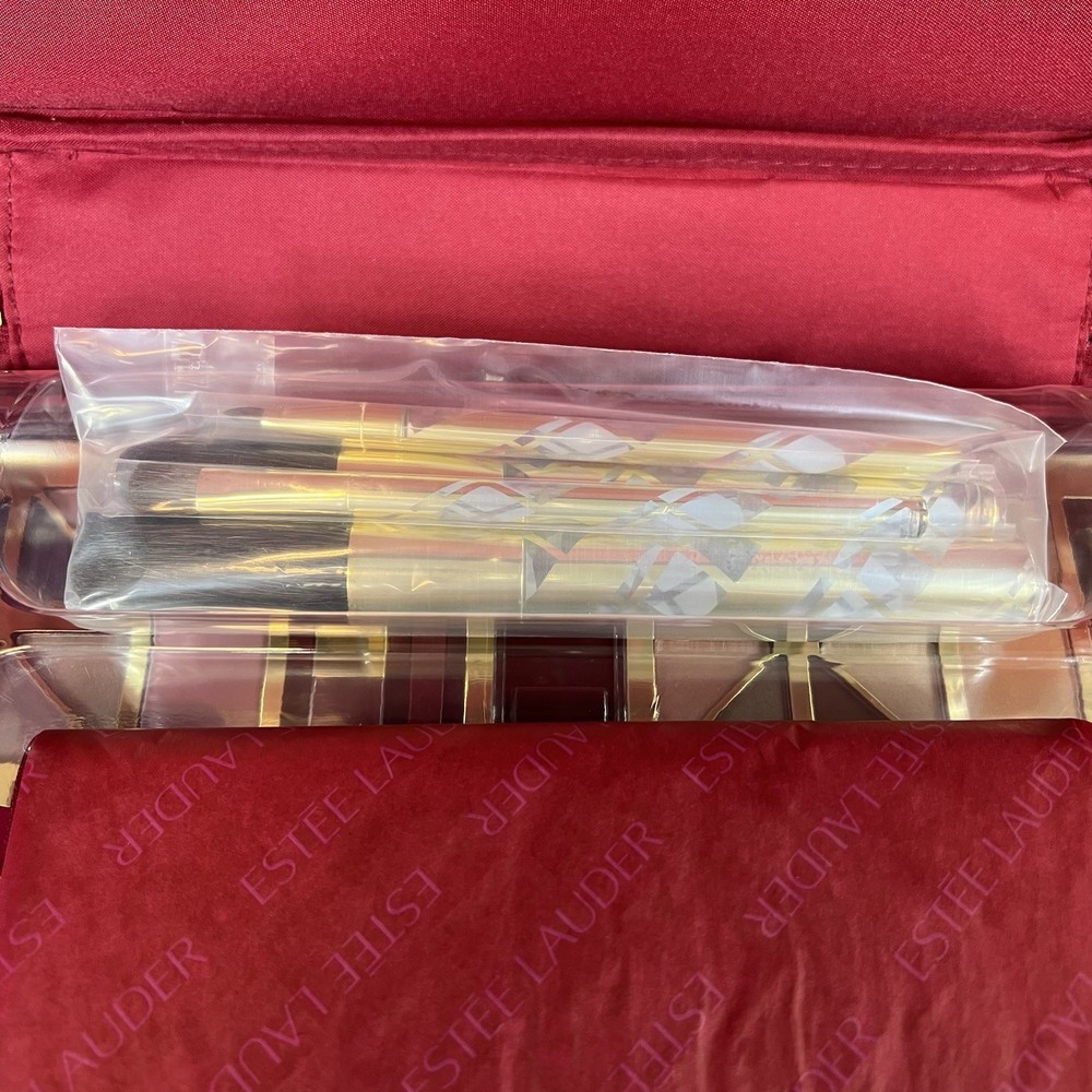 Estée Lauder Makeup Train Case Set – October 2008 – New – Sticky Case