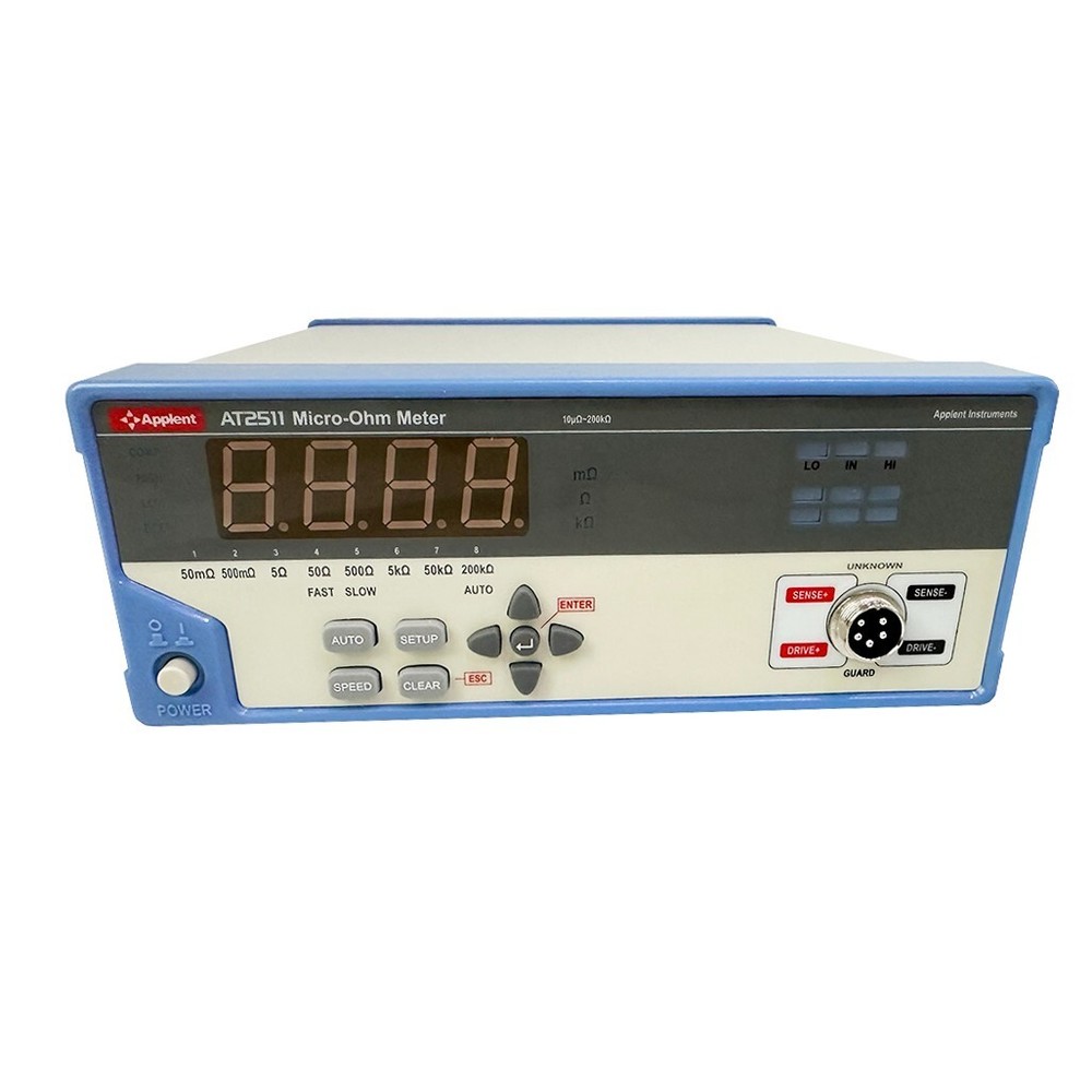 Digital Low Ohm Meter Mega Meter Display Resistance Meter Range 10μΩ～200kΩ