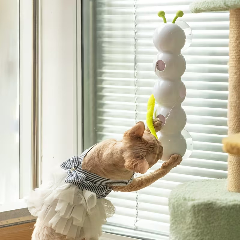 Interactive Cat Toy with Automatic Motion Sensor and USB-C Fast Charging