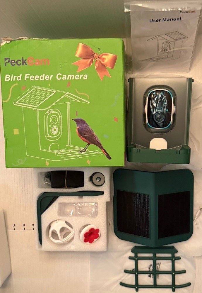 Smart Camera Bird Feeder Solar Powered